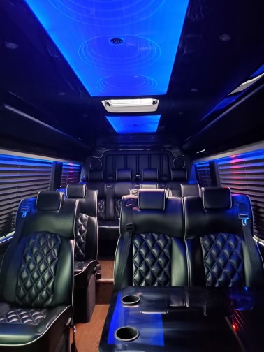 Party Bus Interior — Executive Sprinter Van